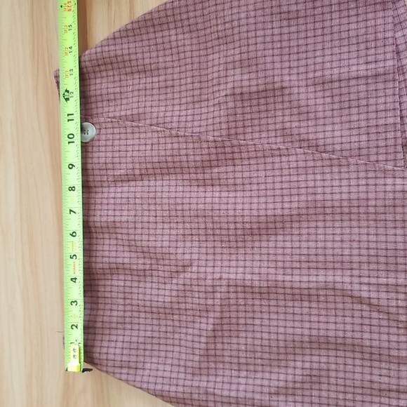 Emory Park Plaid Faux-wrap Skirt Size Small - Picture 4 of 6